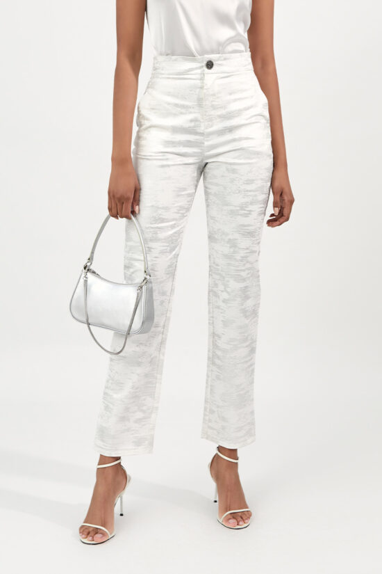 PANTALÓN CLAUDIE PLATEADO