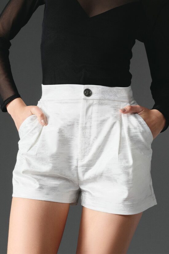 SHORT JEHANNE PLATEADO