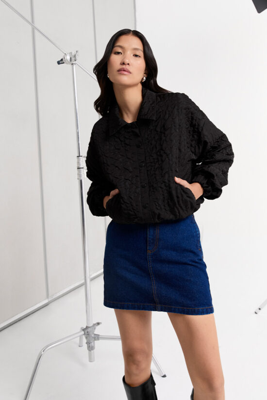 CHAQUETA BLUMA NEGRO